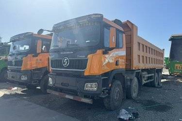 二手陕汽重卡 德龙X5000 550马力 8X4 8.6米自卸车(国六) 前四后八 潍柴二手自卸车 黄牌图片