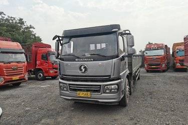 二手陕汽商用车 轩德翼6 复合版 240马力 6X2 9.6米栏板载货车(国五) 前四后四 玉柴二手载货车 黄牌图片