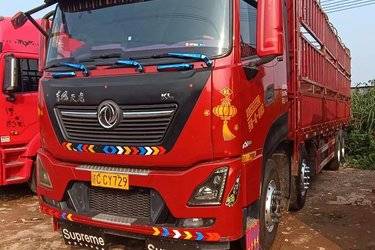 东风商用车 天龙KL重卡 465马力 8X4 9.4米仓栅式载货车(国五) 前四后八 雷诺二手载货车 黄牌