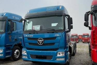 二手福田 欧曼GTL 穿越版 470马力 6X4 牵引车(国六) 双驱 康明斯二手牵引车 黄牌图片