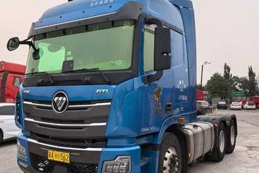 二手福田 欧曼GTL 北方版 520马力 6X4 牵引车(国六)(有缓速器)(国六) 双驱 康明斯二手牵引车 黄牌图片