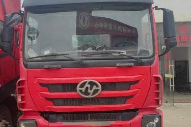 二手上汽红岩 杰卡C500重卡 390马力 6X4牵引车(高顶)(国五) 双驱 上柴二手牵引车 黄牌图片