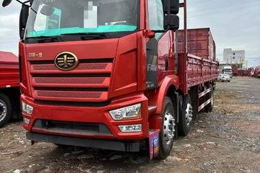 二手一汽解放 J6L中卡 精英版 260马力 6X2 7.7米栏板载货车(国六)(平顶)(国六) 前四后四 锡柴二手载货车 黄牌图片