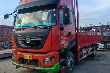 二手东风商用车 天锦KR PLUS 舒适版 290马力 4X2 6.8米栏板载货车(国六)(高顶双卧)(国六) 单桥 康明斯二手载货车 黄牌
