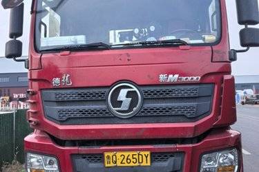 二手陕汽重卡 德龙M3000S 复合版 375马力 8X4 9.55米栏板载货车(国五) 前四后八 潍柴二手载货车 黄牌图片