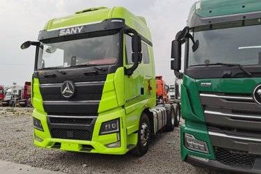 二手三一集团 江山版 565马力 6X4 牵引车(国五) 双驱 玉柴二手牵引车 黄牌图片
