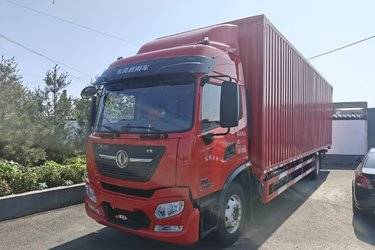 二手东风商用车 天锦KR 精英版 225马力 4X2 9.8米厢式载货车(高顶)(国六) 单桥 雷诺二手载货车 黄牌图片