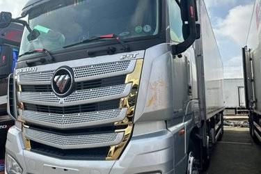 二手福田 欧曼EST 基本型 490马力 8X4 9.58米AMT自动挡翼开启厢式载货车(速比2.867)(国六) 前四后八 福田康明斯二手载货车 黄牌图片