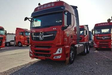 二手东风商用车 天龙旗舰KX 王者版 660马力 6X4 牵引车(液缓)(国六) 双驱 东风康明斯二手牵引车 黄牌