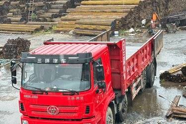 二手三环十通 昊龙 豪华版 270马力 8X4 7.2米自卸车(国六)(10挡变速箱)(国六) 前四后八 玉柴二手自卸车 黄牌图片