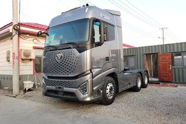 二手福田 欧曼银河 穿越版 660马力 6X4 AMT自动档牵引车(国六) 双驱 福田康明斯二手牵引车 黄牌