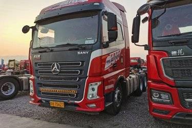 二手三一集团 朱宏版 500马力 6X4牵引车(国五) 双驱 潍柴二手牵引车 黄牌