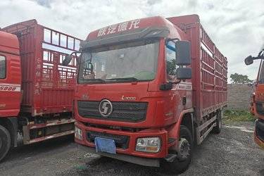 二手陕汽重卡 德龙L3000 旗舰版 245马力 4X2 6.8米仓栅式载货车(国六) 单桥 潍柴二手载货车 黄牌图片