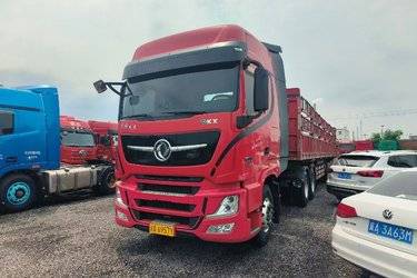 二手东风商用车 天龙旗舰KX 王者版 500马力 6X4 LNG牵引车(国六) 双驱 康明斯二手牵引车 黄牌