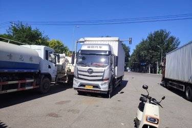 二手福田 欧航R系 220马力 4X2 厢式载货车(国六) 单桥 康明斯二手载货车图片