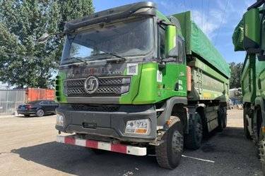 二手陕汽重卡 德龙X3000 加强版 460马力 8X4 8米自卸车(国六) 前四后八 潍柴二手自卸车 黄牌图片