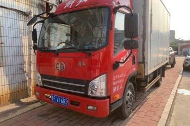 二手解放 虎VN 130马力 3.78米排半厢式轻卡(锡柴)(国六) 单桥 锡柴二手载货车 蓝牌图片
