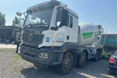 陕汽重卡 德龙M3000S 350马力 8X4 混凝土搅拌车(国六) 前四后八 潍柴二手搅拌车