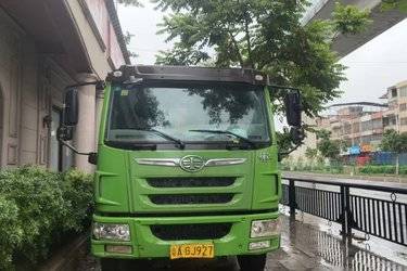 二手一汽解放 J6L中卡 220马力 4X2 5米自卸车(国五) 单桥 玉柴二手自卸车 黄牌