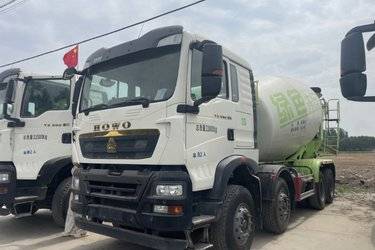 二手中国重汽 HOWO TX 350马力 8X4 7.99方混凝土搅拌车(国六) 前四后八 潍柴二手搅拌车图片