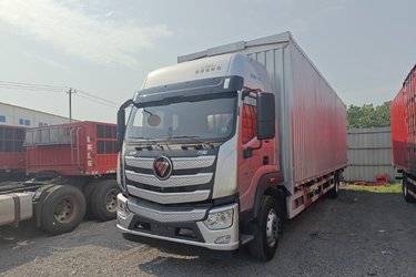 二手福田 欧曼行星 240马力 4X2 9.8米翼开启厢式载货车(国六) 单桥 福田康明斯二手载货车 黄牌图片