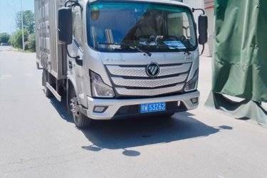 二手福田 欧马可S1 160马力 AMT单排厢式轻卡(国六) 单桥 北汽福田二手载货车图片