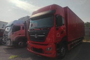 二手东风商用车 天锦KR PLUS 290马力 4X2 9.8米厢式载货车(国六) 单桥 东风康明斯二手载货车 黄牌图片