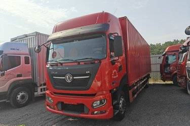 二手东风商用车 天锦KR PLUS 290马力 4X2 9.8米厢式载货车(国六) 单桥 东风康明斯二手载货车 黄牌图片