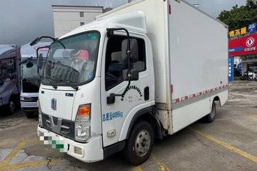 二手吉利远程 E200 4.5T 4.14米单排纯电动厢式轻卡  二手电动卡车电动载货车图片