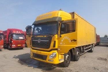 二手东风商用车 天龙VL重卡 245马力 6X2 9.6米厢式载货车(国五) 前四后四 雷诺二手载货车 黄牌图片