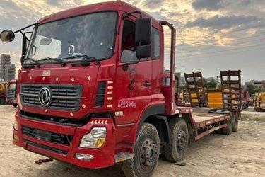 二手平板运输车 东风新疆 东风专底 300 9.8 8X4图片