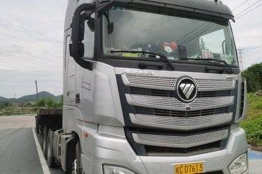二手福田 欧曼EST 6系重卡 560马力 6X4 AMT自动挡牵引车(国五) 双驱 福田康明斯二手牵引车 黄牌图片