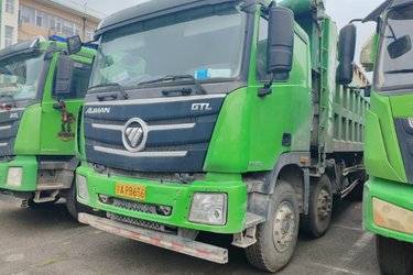 二手福田 欧曼GTL 9系重卡 460马力 8X4 8米自卸车(国六) 前四后八 潍柴二手自卸车 黄牌图片
