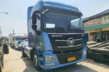 二手福田 欧曼GTL 北方版 520马力 4X2 AMT自动挡牵引车(国六)(有缓速器)(国六) 单桥 福田康明斯二手牵引车 黄牌图片