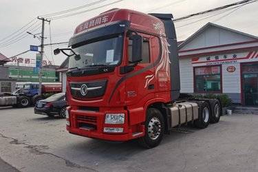 二手东风商用车 天龙旗舰KX 经典版 520马力 6X4牵引车(带液缓)(3.64速比)(国六) 双驱 东风康明斯二手牵引车 黄牌图片