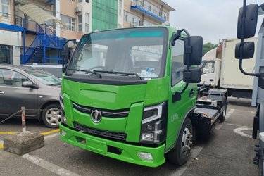 二手飞碟HX5 4X2 4.13米单排混合动力自卸车17.52kWh  二手电动卡车电动自卸车图片