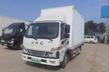 二手江淮 帅铃i5 4.5T 4.15米厢式纯电动轻卡  二手电动卡车电动载货车图片