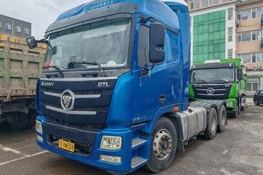 二手福田 欧曼GTL 基本型 470马力 6X4 牵引车(国六) 双驱 福田康明斯二手牵引车 黄牌图片