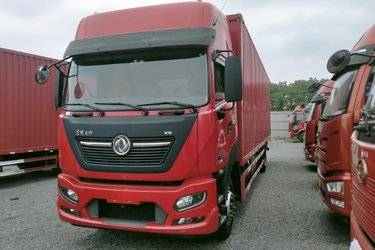 二手东风商用车 天锦KR PLUS 290马力 4X2 9.8米厢式载货车(国六) 单桥 康明斯二手载货车 黄牌图片