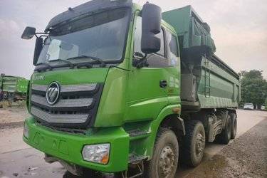 二手福田 欧曼新ETX 9系重卡 375马力 8X4 6.5米自卸车(国五) 前四后八 潍柴二手自卸车 黄牌图片