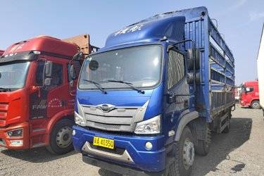 二手福田 瑞沃ES5 220马力 6X2 6.8米排半仓栅式载货车(国六) 前四后四 潍柴二手载货车 黄牌图片
