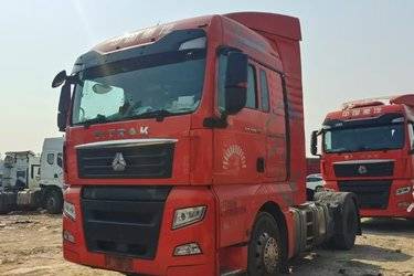 二手中国重汽 汕德卡SITRAK G7重卡 510马力 4X2 AMT自动挡牵引车(国六) 单桥 曼二手牵引车 黄牌