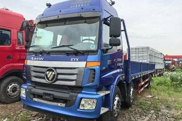 二手福田 欧曼ETX 5系重卡 220马力 6X2 9.53米载货车(国五) 前四后四 潍柴二手载货车 黄牌图片