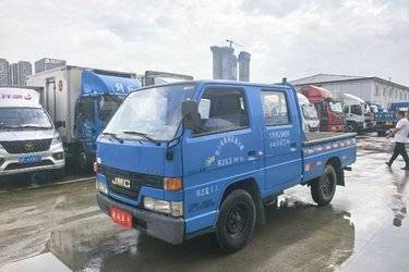 二手江铃 经典顺达 95马力 2.2米双排栏板轻卡(单胎)(国四) 单桥 庆铃五十铃二手载货车 蓝牌图片