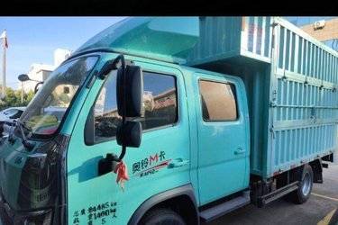 二手福田 奥铃M卡 142马力 3.15米双排厢式小卡(国六) 单桥 全柴二手载货车 蓝牌图片
