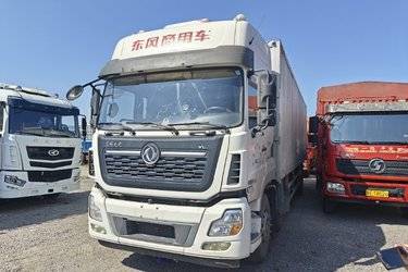 二手东风商用车 天龙VL重卡 292马力 6X2 9.6米厢式载货车(国五) 前四后四 雷诺二手载货车 黄牌图片