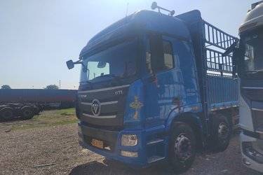 二手福田 欧曼GTL 6系重卡 360马力 8X4 9.45米仓栅式载货车(国五) 前四后八 福田康明斯二手载货车 黄牌图片