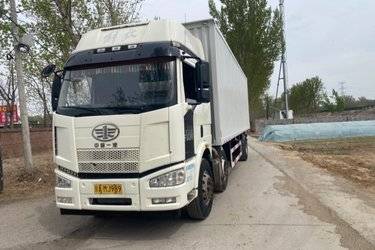 二手一汽解放 J6P重卡 280马力 6X2 9.5米载货车底盘(后随动桥)(国五) 前四后四 大柴二手载货车 黄牌图片