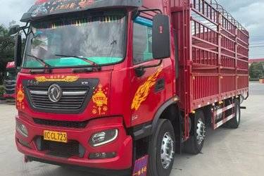 二手东风商用车 天锦KR中卡 292马力 6X2 7.7米载货车(高顶)(国五) 前四后四 东风康明斯二手载货车 黄牌