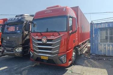 二手福田 欧曼GTL重卡 星翼版 300马力 4X2 6.2米AMT自动档厢式载货车(国六) 单桥 福田康明斯二手载货车 黄牌图片